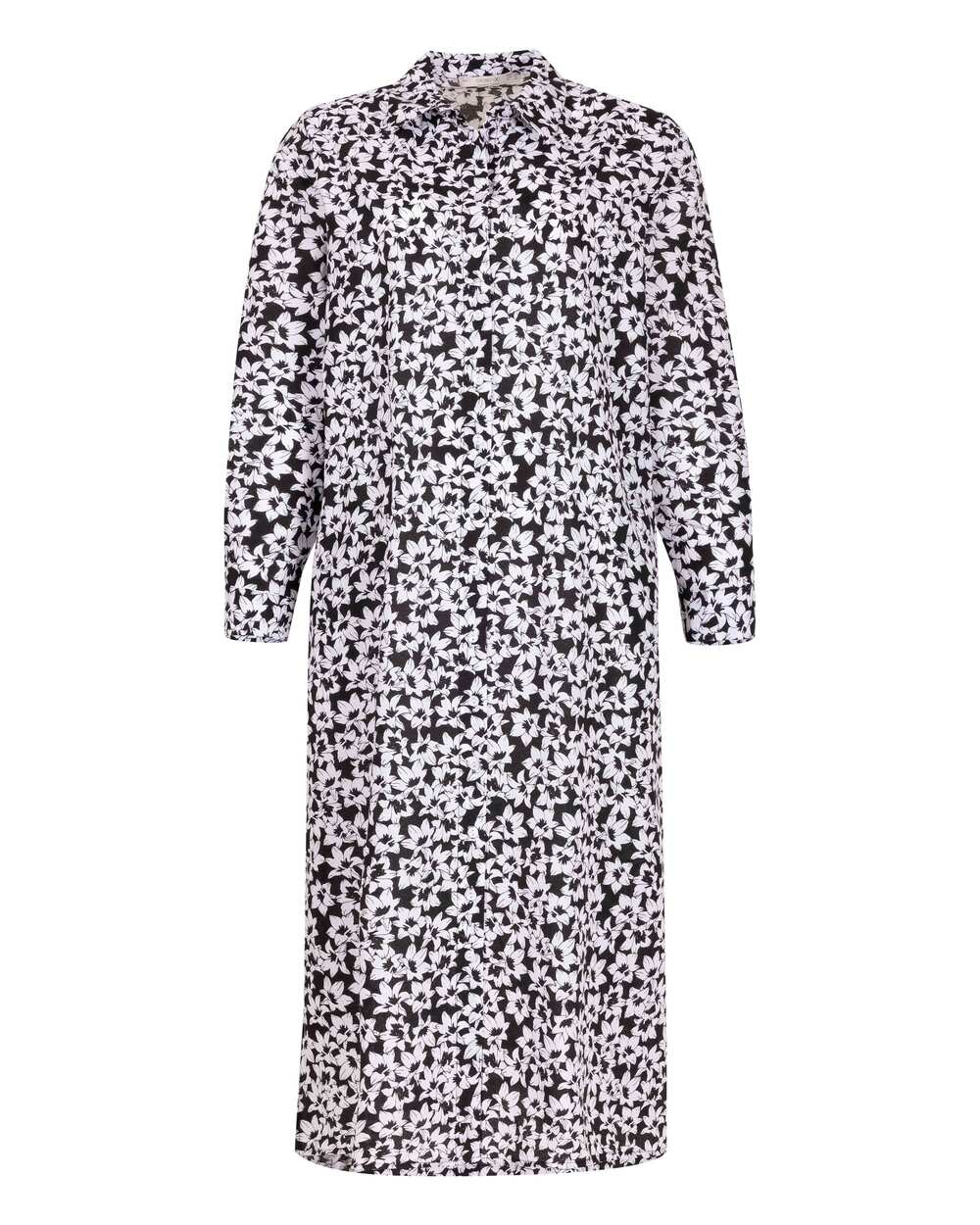 Büyük Beden Desenli Gömlek Model Elbise