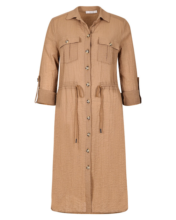 GALAXI PLUS SIZE TIED WAIST TRENCH COAT