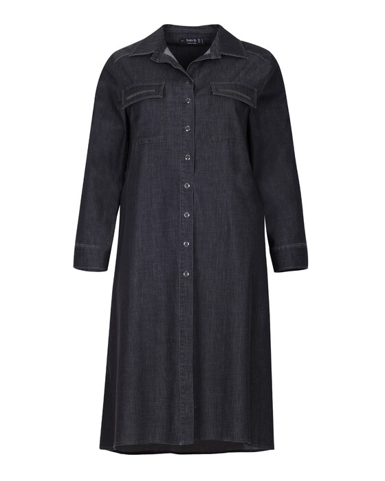 Plus Size Comfortable Cut Jean Tunic