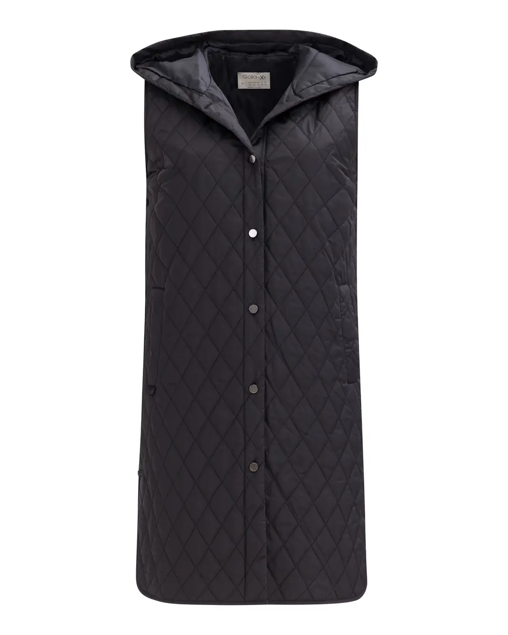 Büyük Beden Kapüşonlu Kapitone Yelek