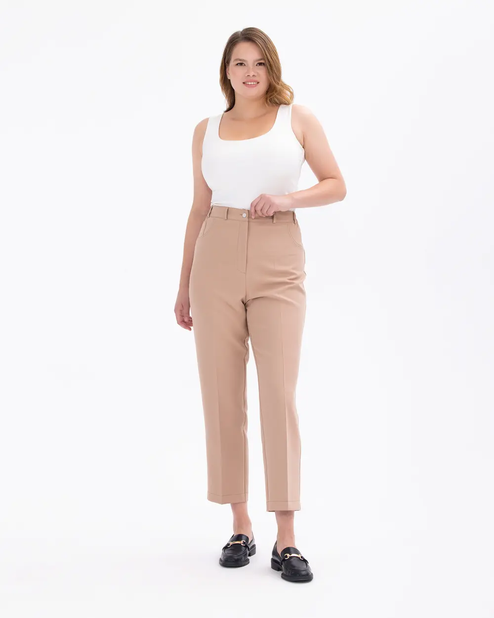 Plus Size Classic Trousers
