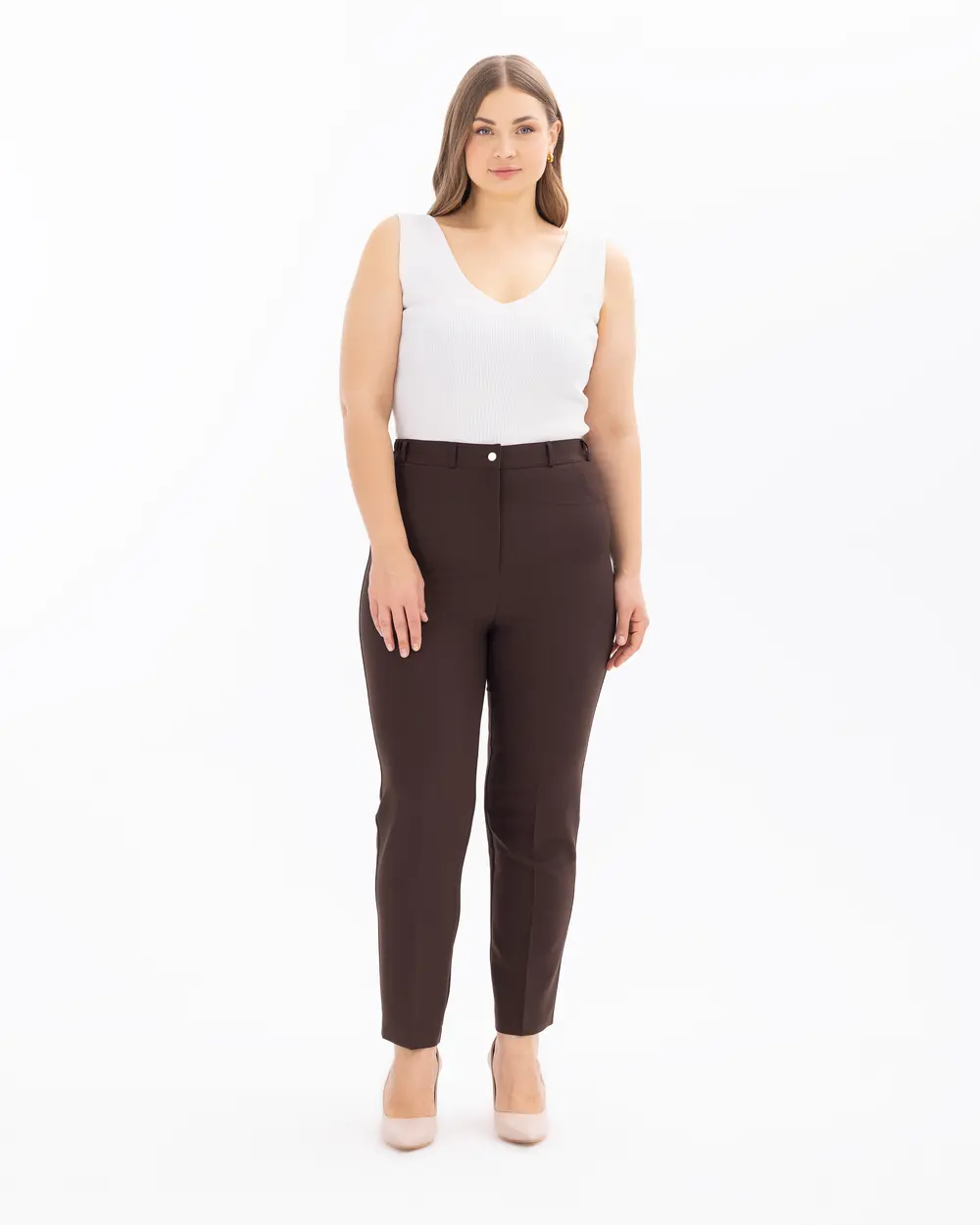 Plus Size Classic Trousers