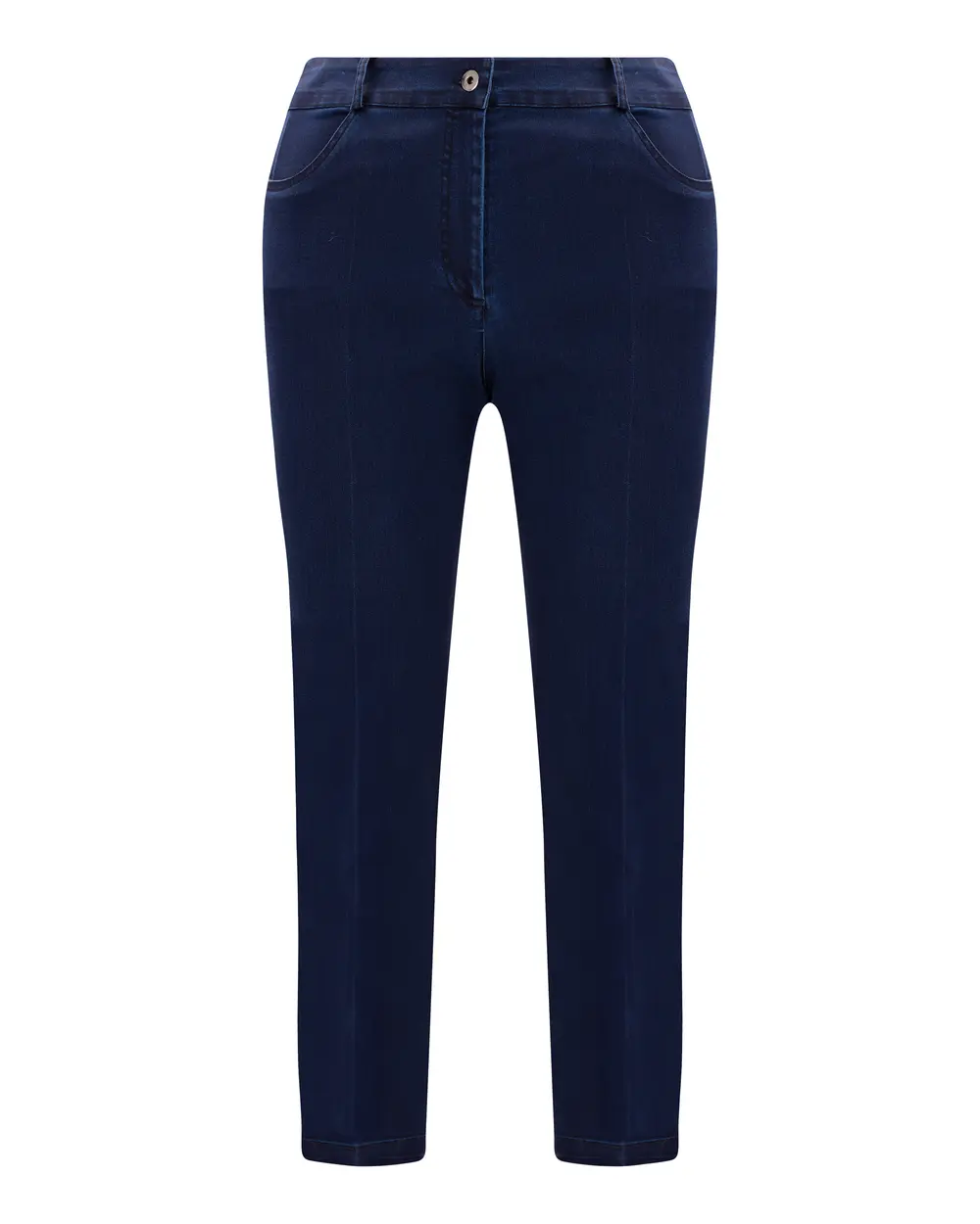 Plus Size Wide-Leg High-Waisted Jeans