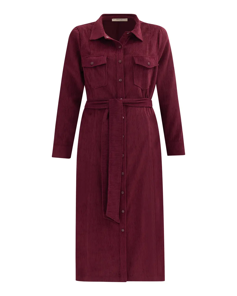 Büyük Beden Midi Boy Fitilli Kadife Elbise 