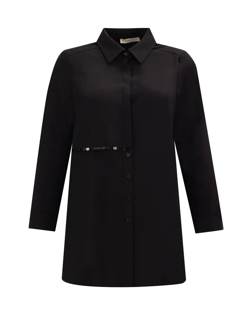 Büyük Beden Uzun Kollu Gömlek Tunik