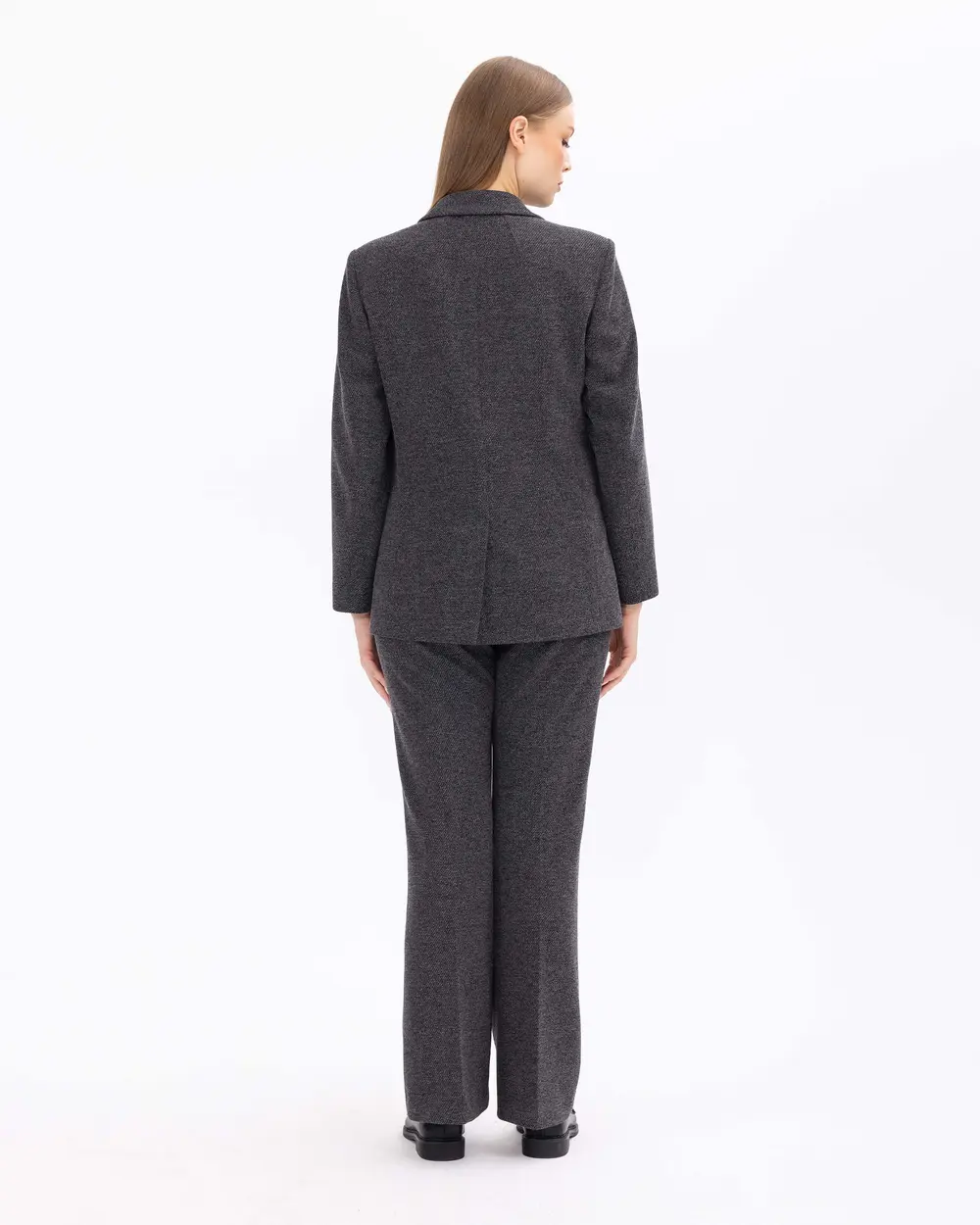 Büyük Beden Normal Bel Örme Pantolon