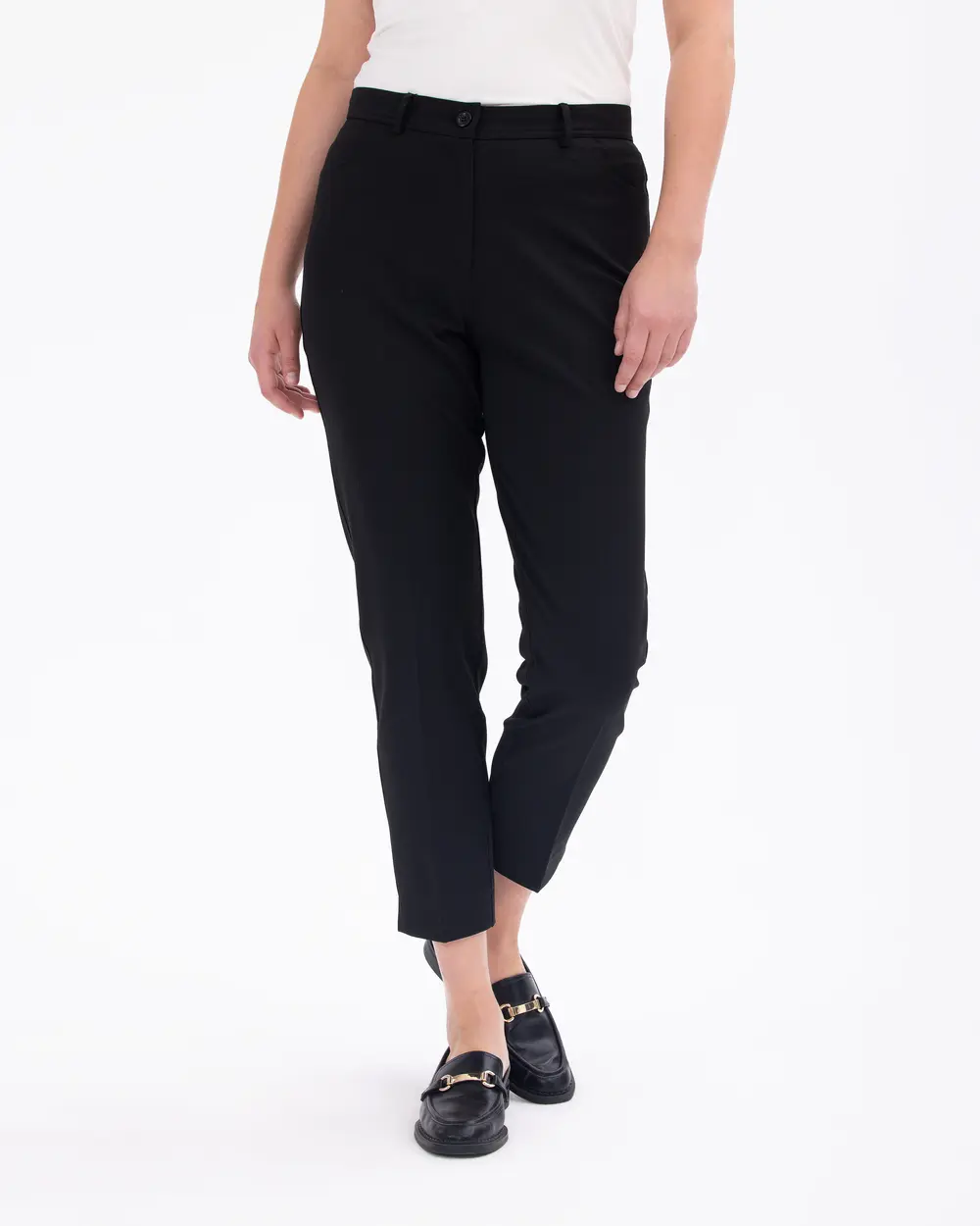 Plus Size Ankle-Length Trousers