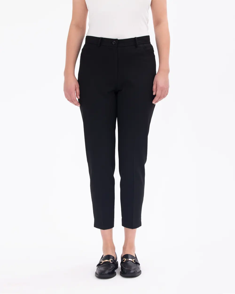 Plus Size Ankle-Length Trousers