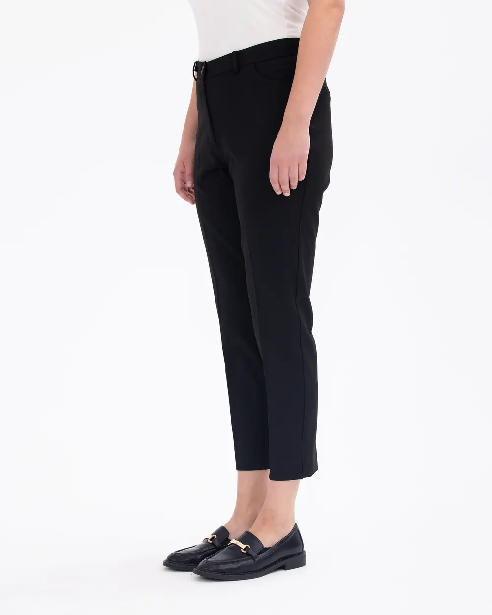 Plus Size Ankle-Length Trousers