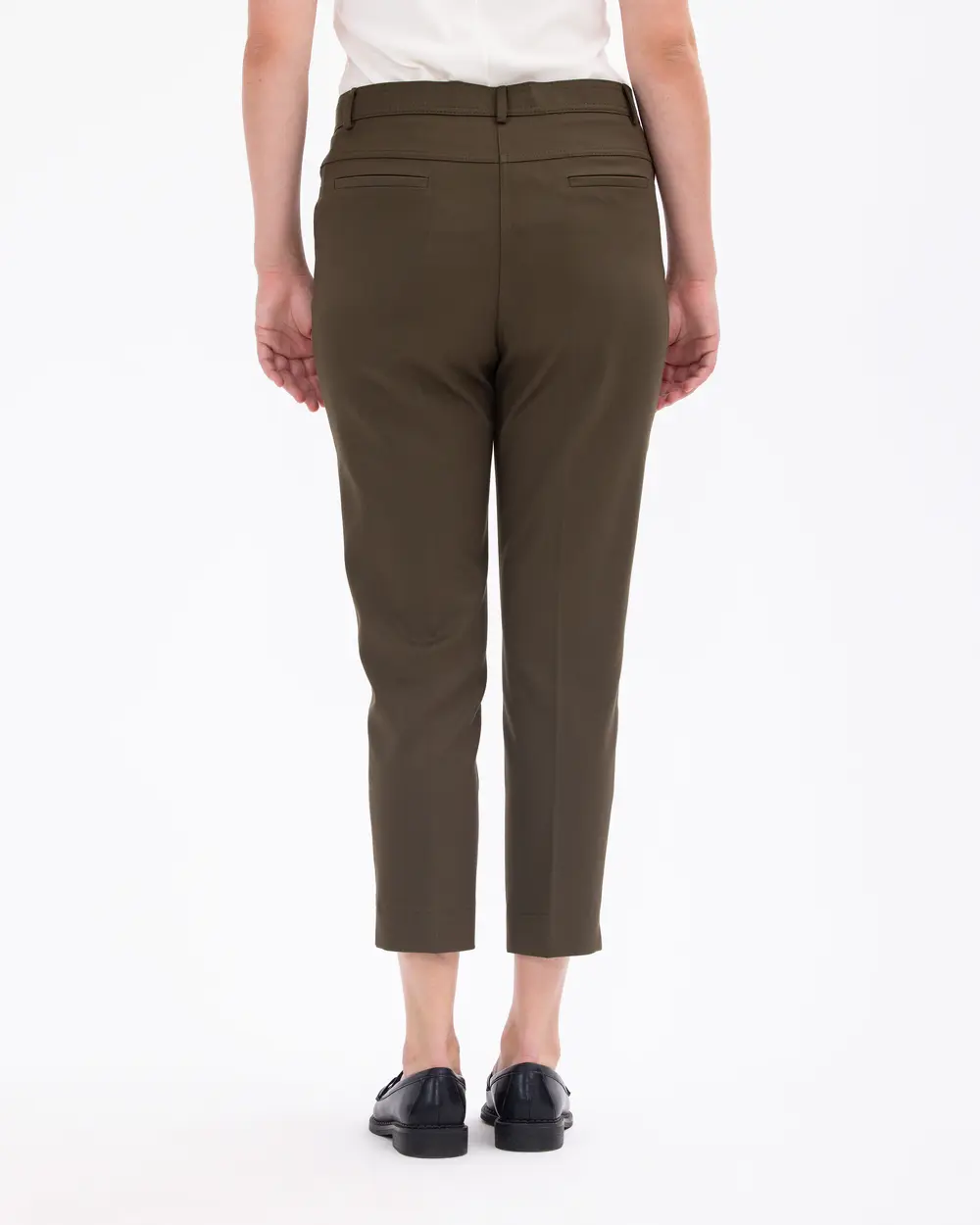 Plus Size Ankle-Length Trousers