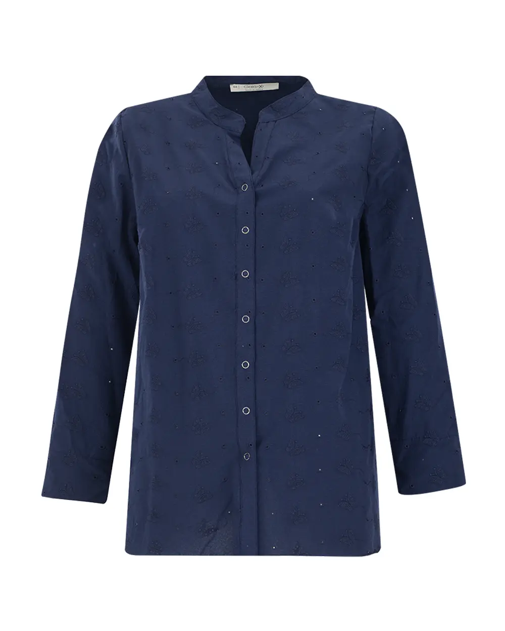 Büyük Beden Fistolu Uzun Kollu Gömlek