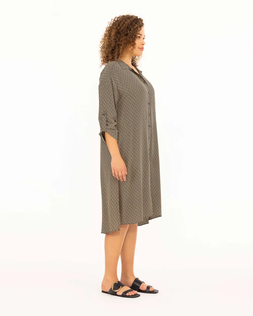 Plus Size Piping Detailed Tunic