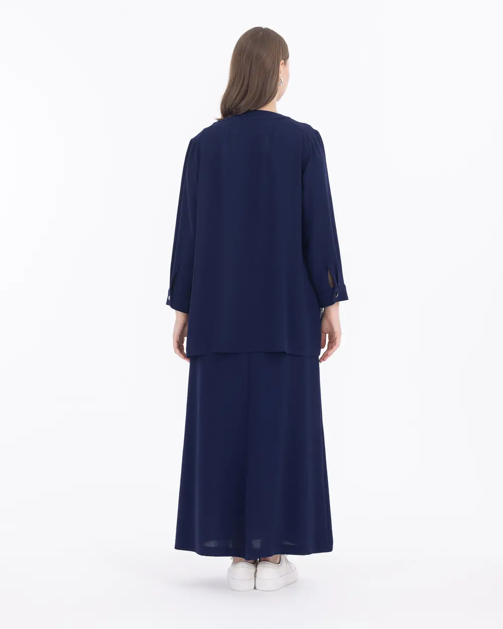 Large Size Woven Fabric Zipper Jacket