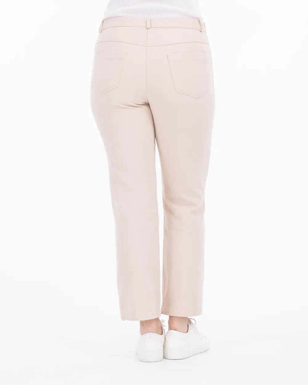 Plus Size Pocket Detailed Trousers