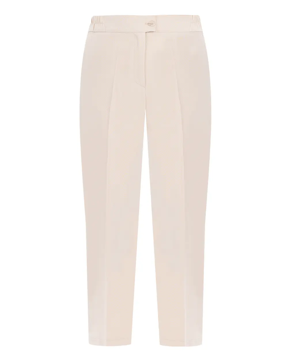 Plus Size Carrot Cut Ankle Length Trousers