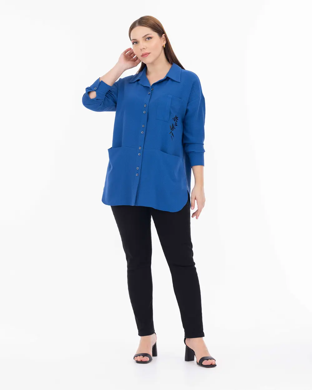 Plus Size Printed Shirt