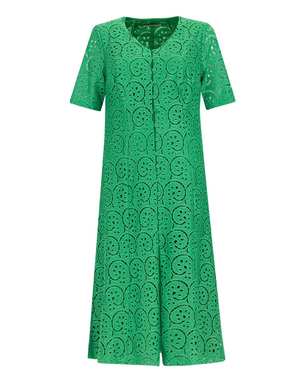 Büyük Beden Fistolu Midi Boy Elbise