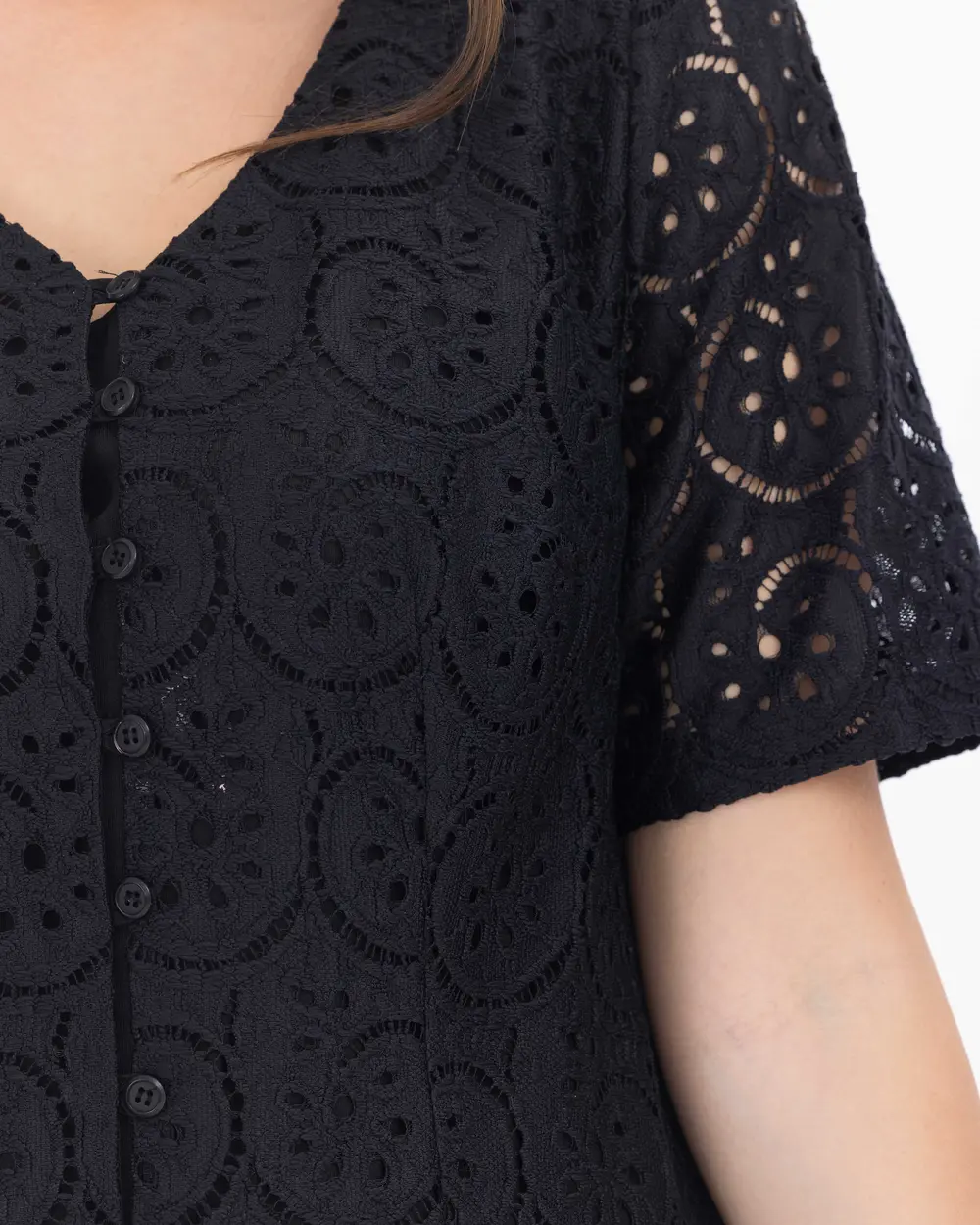 Büyük Beden Fistolu Midi Boy Elbise