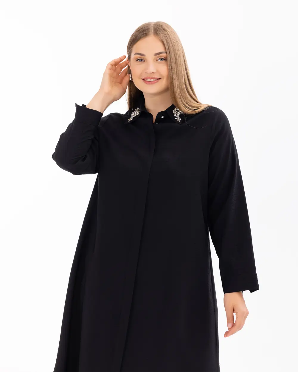 Plus Size Stone Detailed Tunic