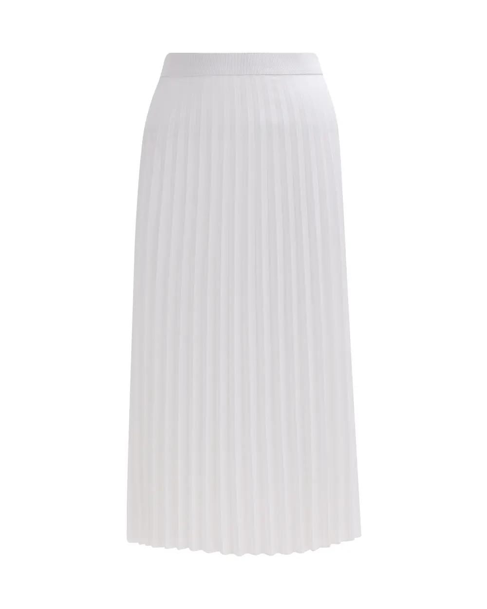 Plus Size Basic Pleated Skirt
