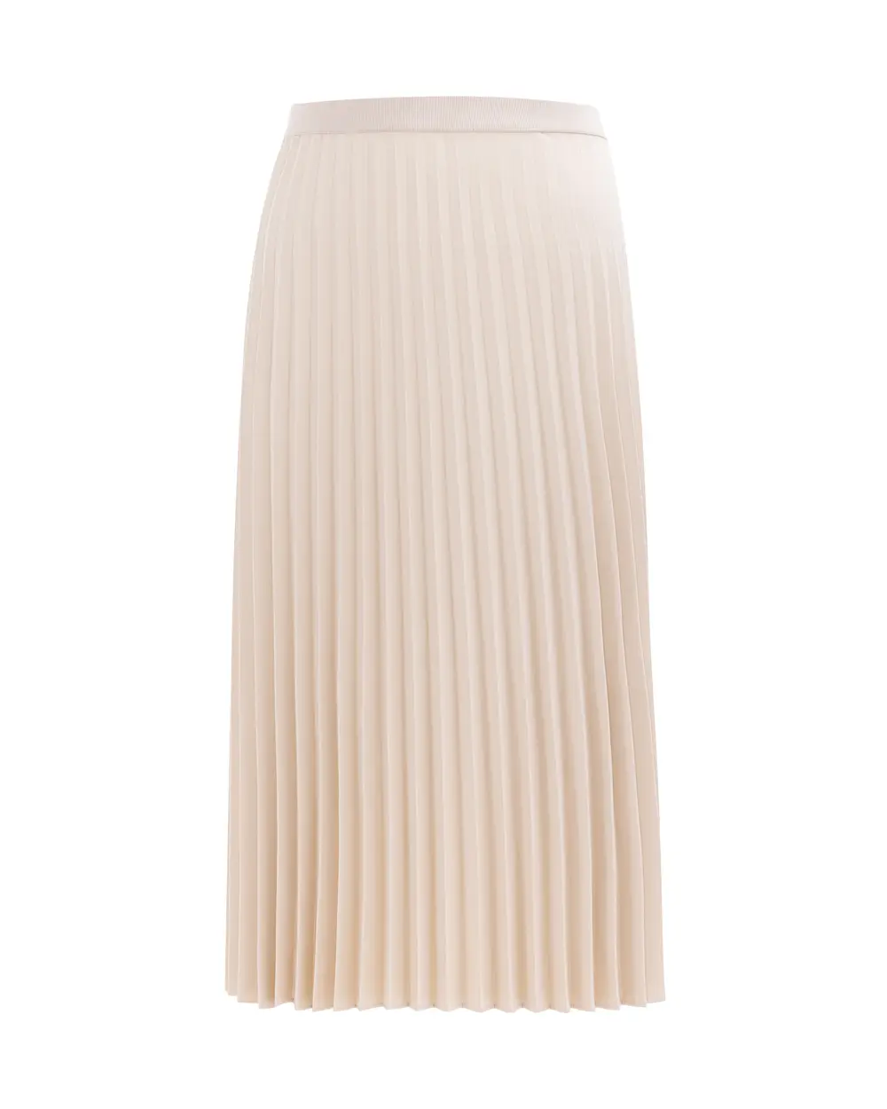 Plus Size Basic Pleated Skirt