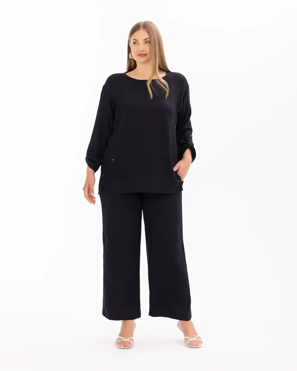 Plus Size Elastic Waist Pants