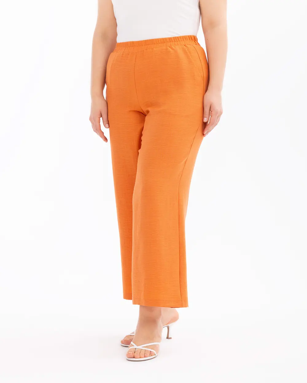 Plus Size Elastic Waist Pants