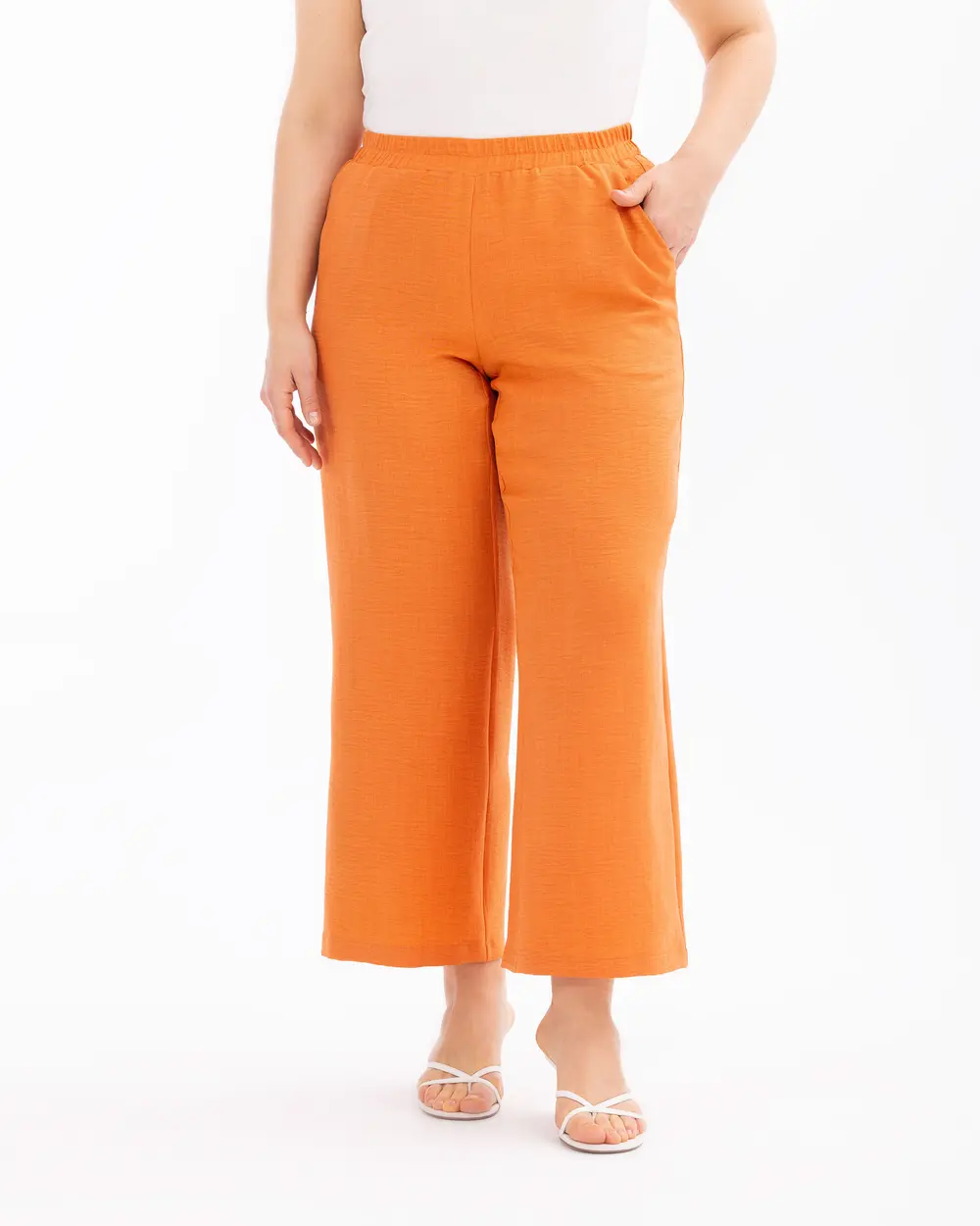 Plus Size Elastic Waist Pants