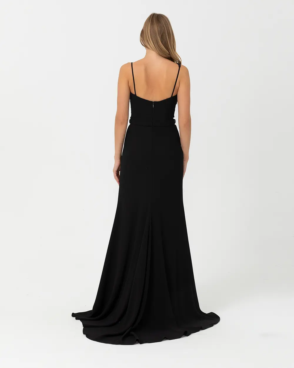 Balık Form V Yaka Abiye