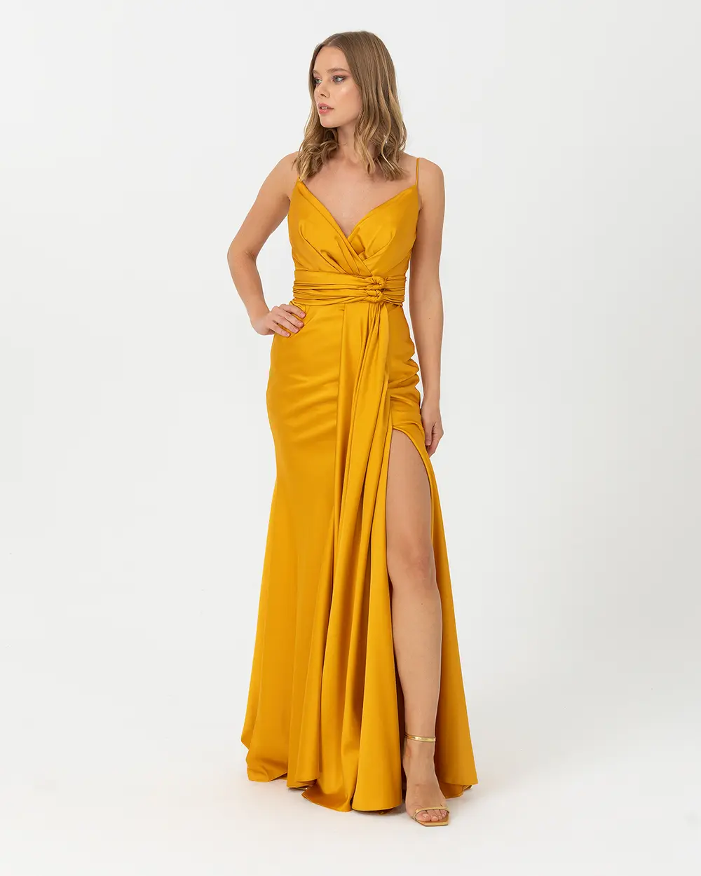 V Yaka Balık Form Abiye