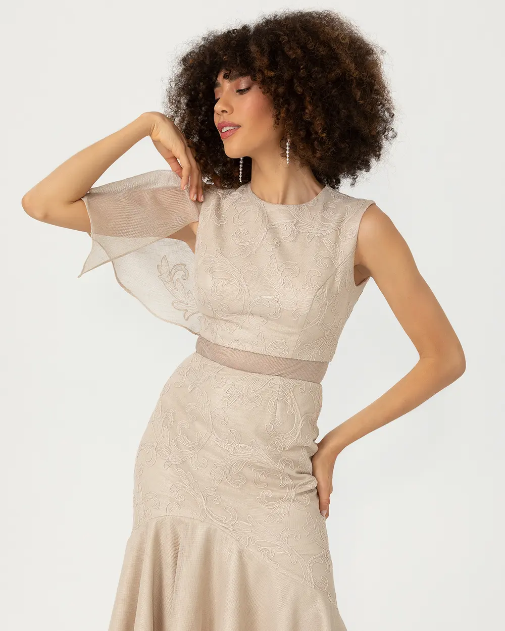 Dar Form Keten Asimetrik Abiye