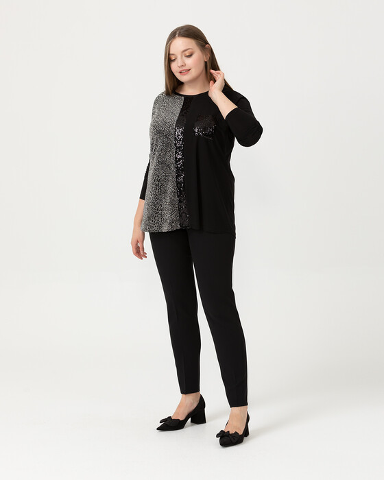 Büyük Beden Mix Desenli Tunik