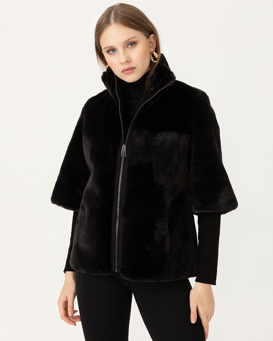 THREE-QUARTER SLEEVE FUR JACKET