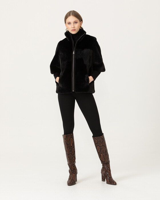 THREE-QUARTER SLEEVE FUR JACKET