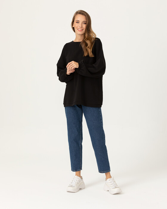 Balon Kollu Sweatshirt