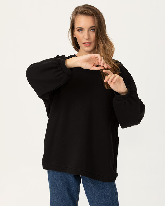 Balon Kollu Sweatshirt