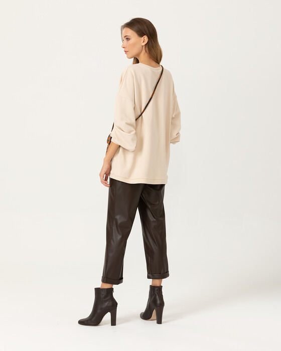 Balon Kollu Sweatshirt