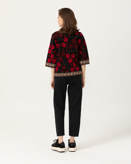 Yüksek Bel Mom Jean Pantolon