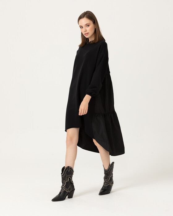 Asimetrik Kesim Elbise