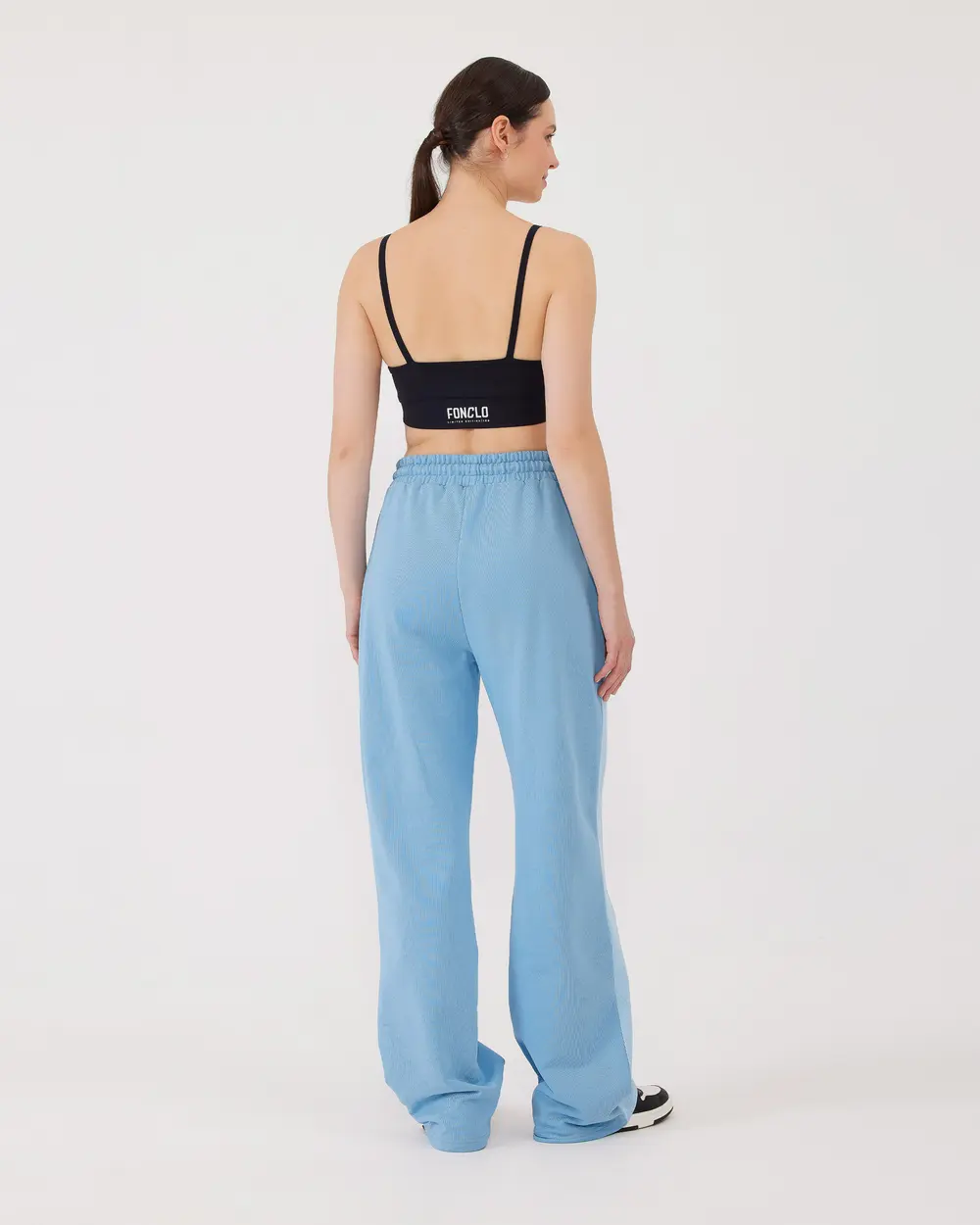 Color Transitive High Waist Sweatpants