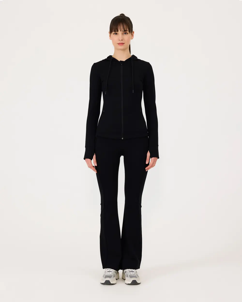 Yüksek Bel Flare Pantolon