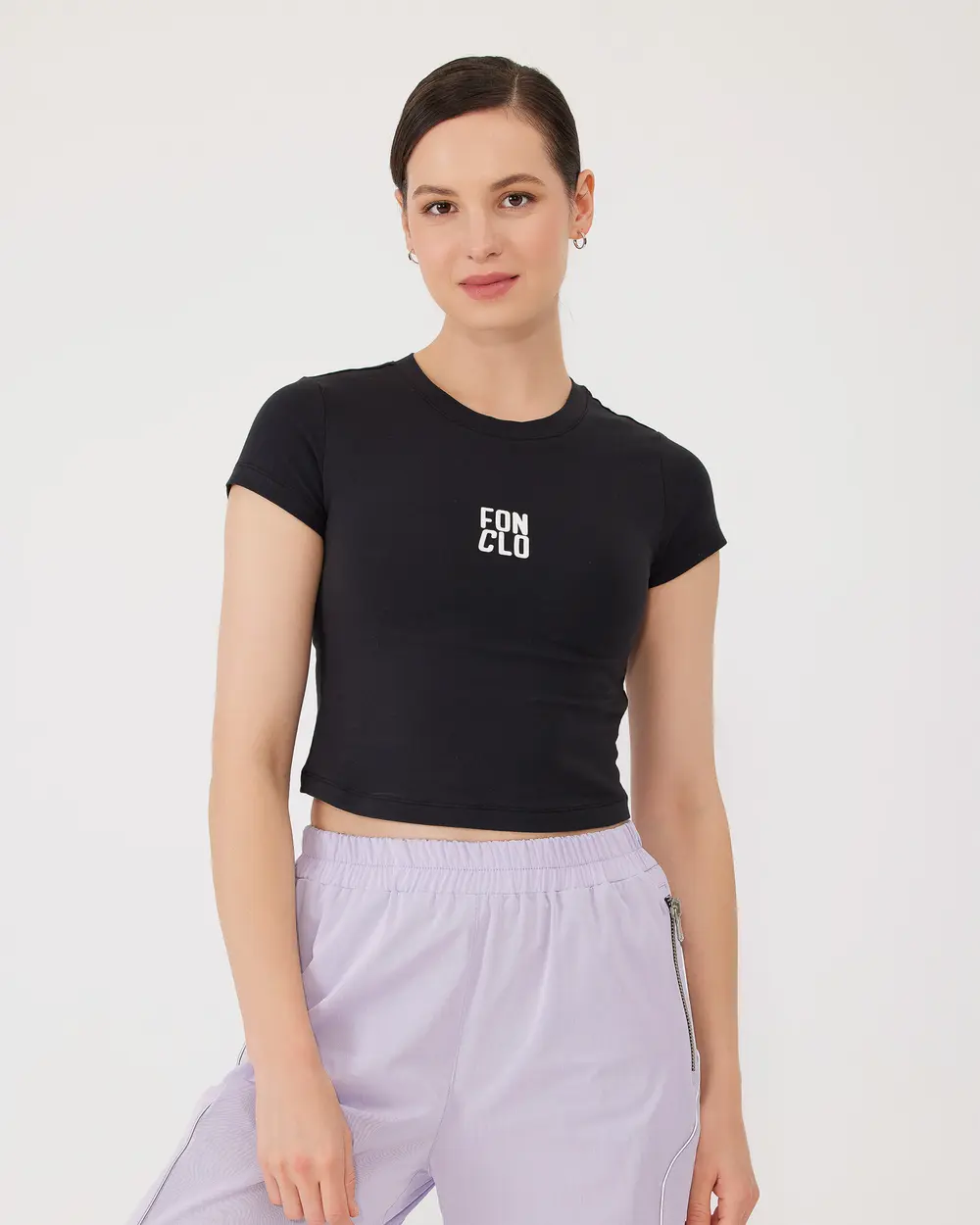 Kısa Kollu Crop Tişört