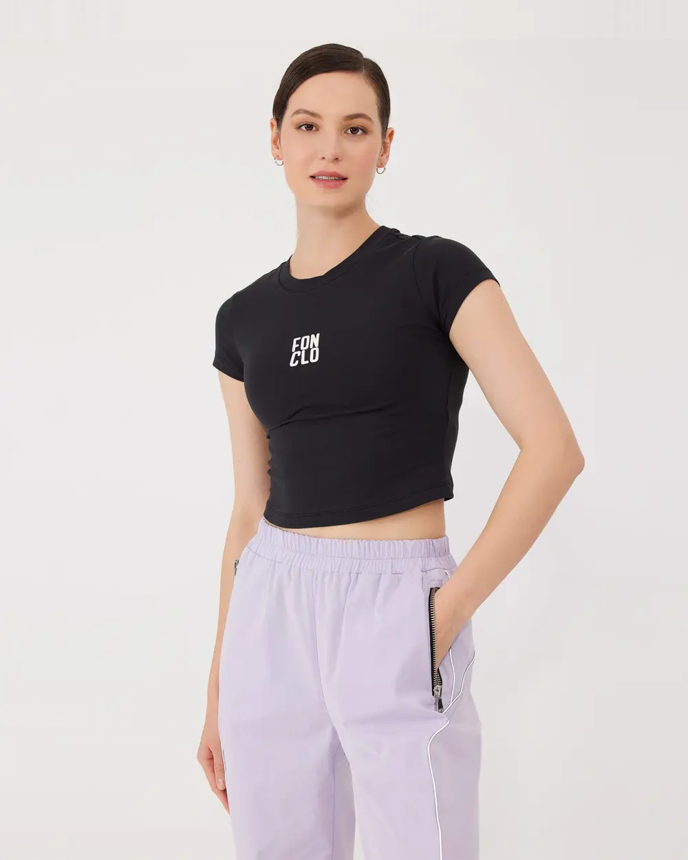 Kısa Kollu Crop Tişört