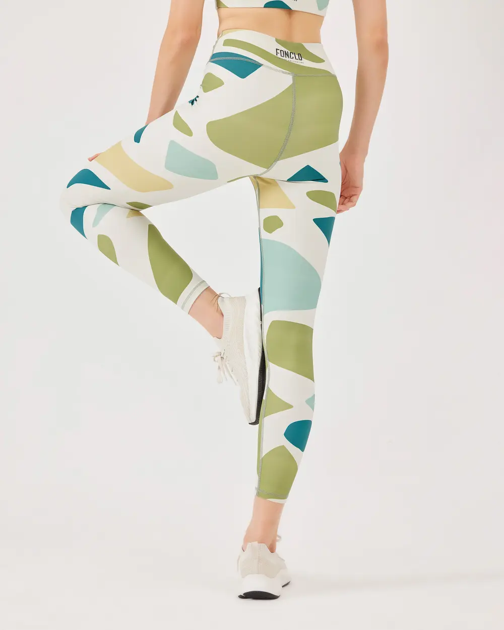 Patterned Ankle Length High Waist Leggings