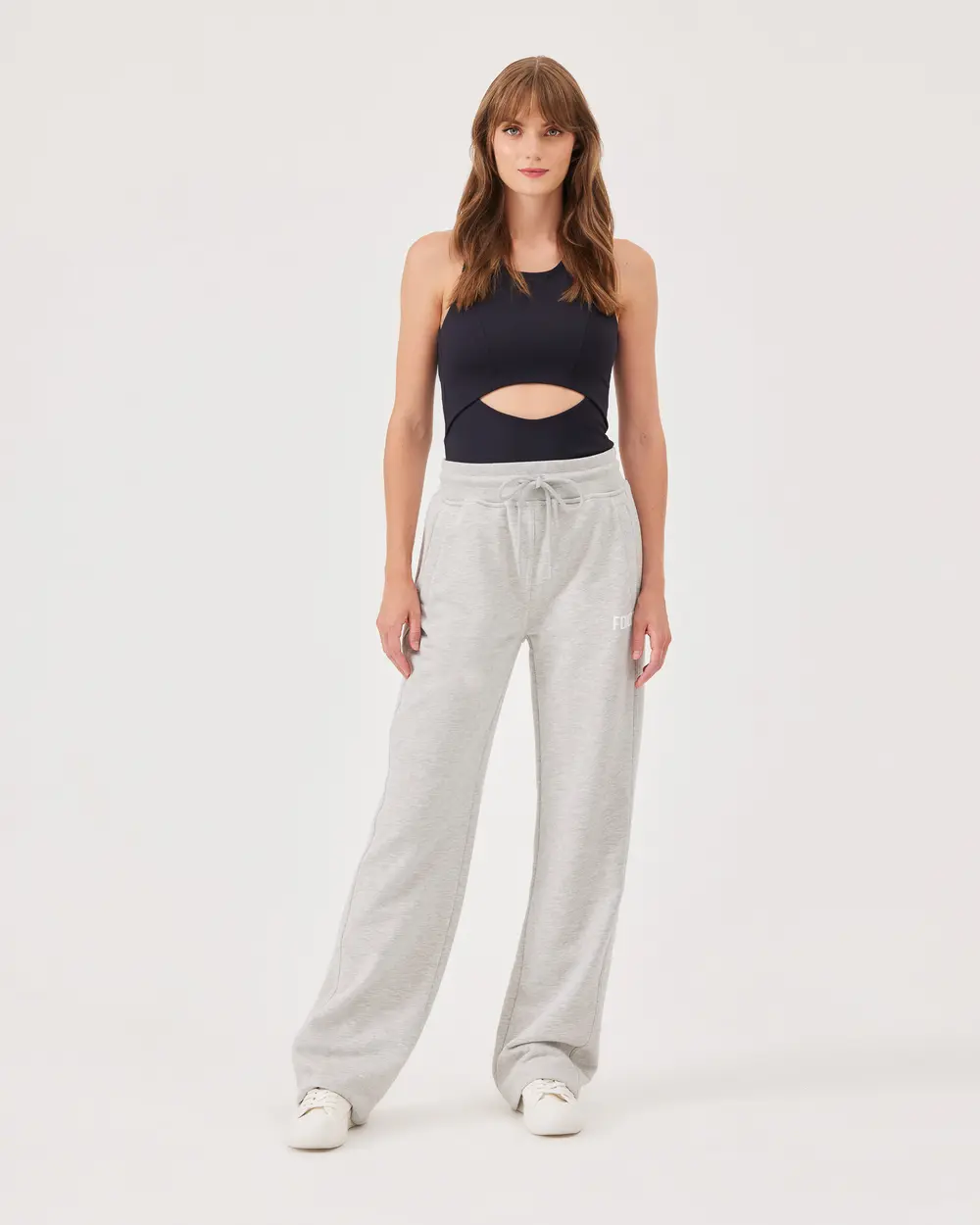 Flared Trousers with Pockets