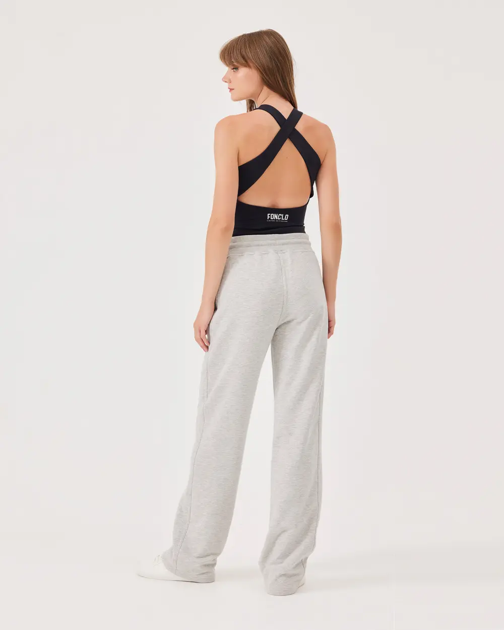 Flared Trousers with Pockets