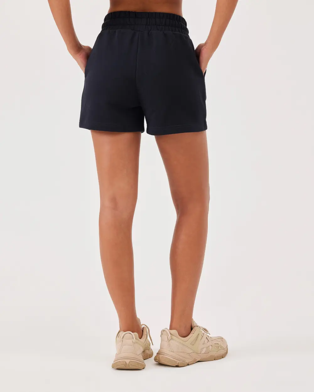Basic High Waist Cotton Shorts