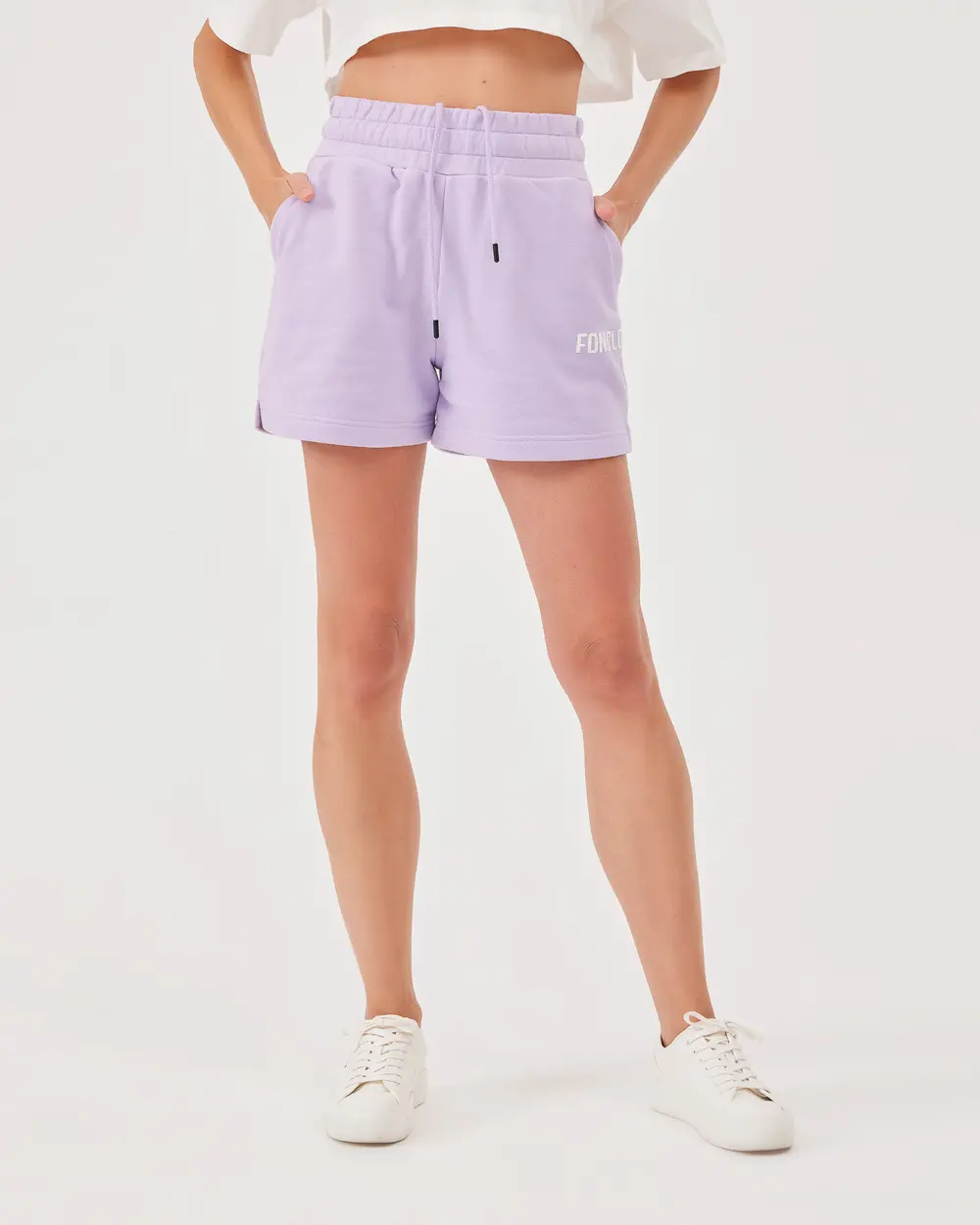 Basic High Waist Cotton Shorts