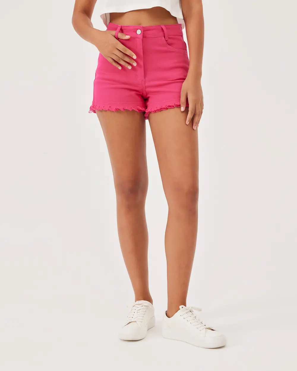 Kanvas Mini Şort