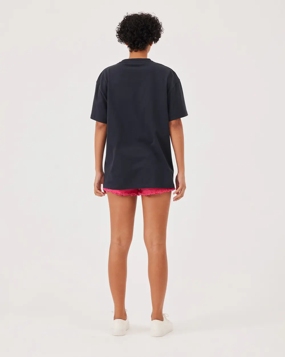 Logo Baskılı Oversize Basic Tişört